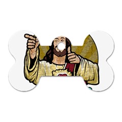 Buddy Christ Dog Tag Bone (two Sides) by Valentinaart