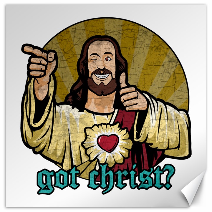 Buddy Christ Canvas 16  x 16 