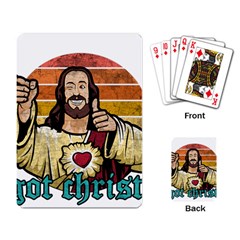 Got Christ? Playing Cards Single Design (rectangle) by Valentinaart