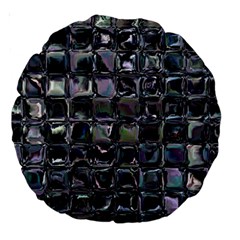 Funky Mosaic  Large 18  Premium Round Cushions