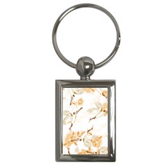 Birds And Flowers  Key Chain (rectangle) by Sobalvarro