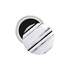 High Contrast Minimalist Black And White Modern Abstract Linear Geometric Style Design 1 75  Magnets by dflcprintsclothing