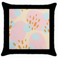 Girly Throw Pillow Case (black) by Sobalvarro