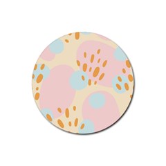 Girly Rubber Coaster (round)  by Sobalvarro