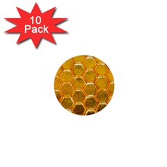 Hexagon Windows 1  Mini Buttons (10 Pack)  by essentialimage