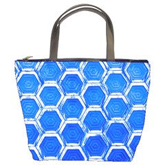 Hexagon Windows Bucket Bag by essentialimage