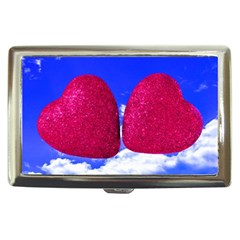 Two Hearts Cigarette Money Case by essentialimage