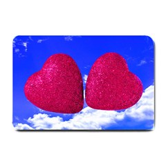 Two Hearts Small Doormat  by essentialimage