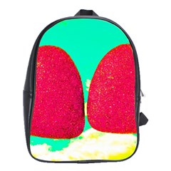 Two Hearts School Bag (large) by essentialimage