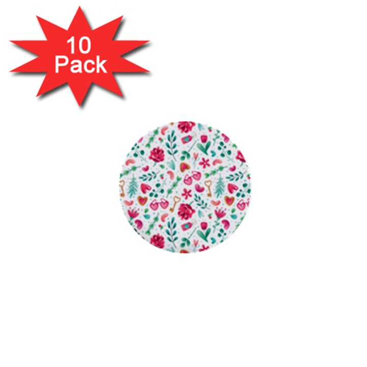 Fallen In Love 1  Mini Buttons (10 pack) 