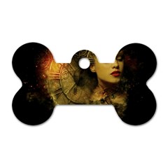 Surreal Steampunk Queen From Fonebook Dog Tag Bone (two Sides) by 2853937