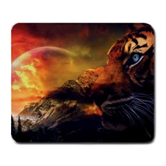 Tiger King In A Fantastic Landscape From Fonebook Large Mousepads by 2853937