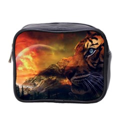 Tiger King In A Fantastic Landscape From Fonebook Mini Toiletries Bag (two Sides) by 2853937