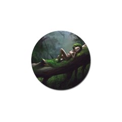Wooden Child Resting On A Tree From Fonebook Golf Ball Marker (4 Pack) by 2853937