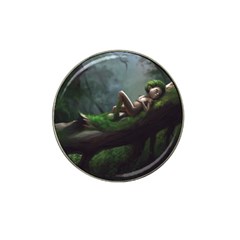 Wooden Child Resting On A Tree From Fonebook Hat Clip Ball Marker by 2853937