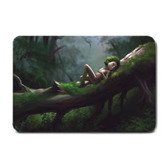 Wooden Child Resting On A Tree From Fonebook Small Doormat  by 2853937