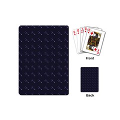 Black Stars Playing Cards Single Design (mini) by Sparkle