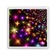 Star Colorful Christmas Abstract Memory Card Reader (square) by Dutashop