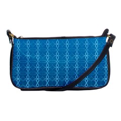 Background Texture Pattern Blue Shoulder Clutch Bag