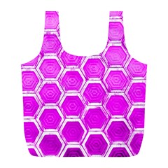 Hexagon Windows  Full Print Recycle Bag (l) by essentialimage365