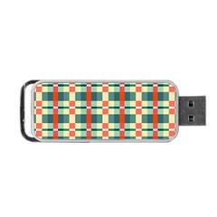 Texture Plaid Portable Usb Flash (two Sides)