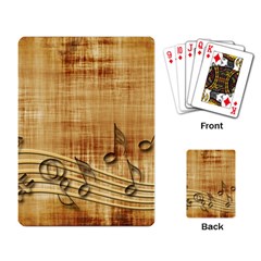 Dance Music Playing Cards Single Design (rectangle)