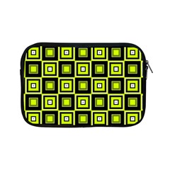 Green Pattern Square Squares Apple Ipad Mini Zipper Cases