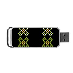 Pattern Background Vector Seamless Portable Usb Flash (two Sides)