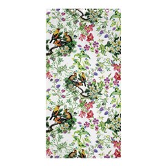 Green Flora Shower Curtain 36  X 72  (stall)  by goljakoff