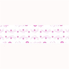 Pink Flowers Large Bar Mats by Eskimos