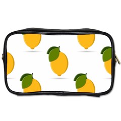 Lemon Fruit Toiletries Bag (two Sides) by Dutashop