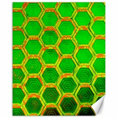 Hexagon Window Canvas 16  X 20  by essentialimage365