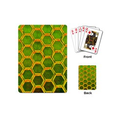 Hexagon Windows Playing Cards Single Design (mini) by essentialimage365