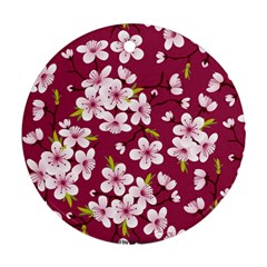Cherry Blossom Round Ornament (two Sides) by goljakoff