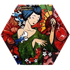Geisha Wooden Puzzle Hexagon