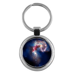 Galaxy Key Chain (round) by ExtraGoodSauce