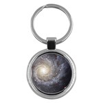 Spiral Galaxy Key Chain (Round) Front