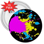 Splatter Splatter 3  Buttons (10 pack) 