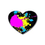 Splatter Splatter Heart Coaster (4 pack) 