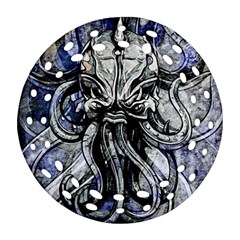 Kraken Ornament (round Filigree) by ExtraGoodSauce