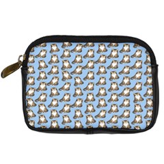 Cats Catty Digital Camera Leather Case by Sparkle