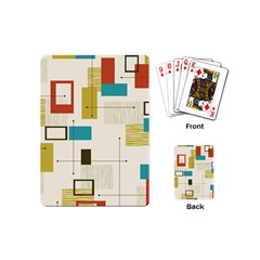 Retro Pattern Vintage Playing Cards Single Design (mini) by ExtraGoodSauce