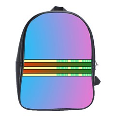 Vaporwave Hack The Planet 4 School Bag (xl) by WetdryvacsLair