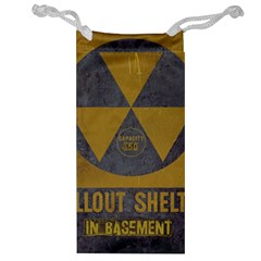 Fallout Shelter In Basement Radiation Sign Jewelry Bag