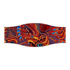Phoenix Rising Colorful Abstract Art Stretchable Headband by CrypticFragmentsDesign