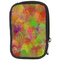Easter Egg Colorful Texture Compact Camera Leather Case