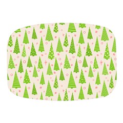 Christmas Green Tree Mini Square Pill Box by Dutashop