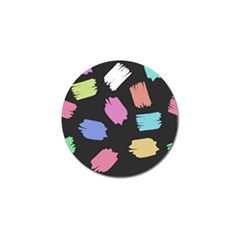 Many Colors Pattern Seamless Golf Ball Marker by Dutashop