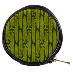 Fern Texture Nature Leaves Mini Makeup Bag by Dutashop