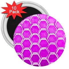 Hexagon Windows 3  Magnets (10 Pack)  by essentialimage365